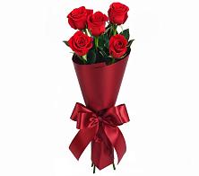Букет 5 Красных роз Эдлесс Лав в Жуково