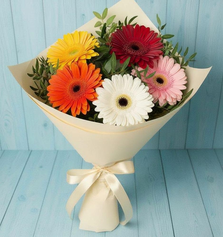 Букет цветов из: Герберы в Жуково