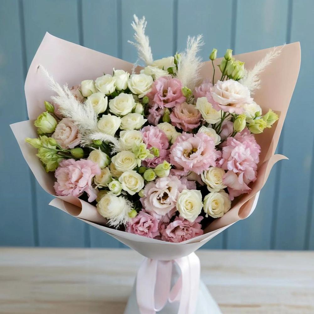 Букет цветов из: Альстромерии и Розы в Жуково