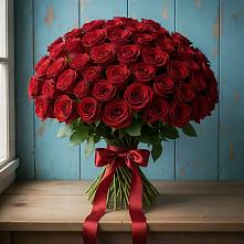 Букет Красные розы Блэк Меджик в Жуково