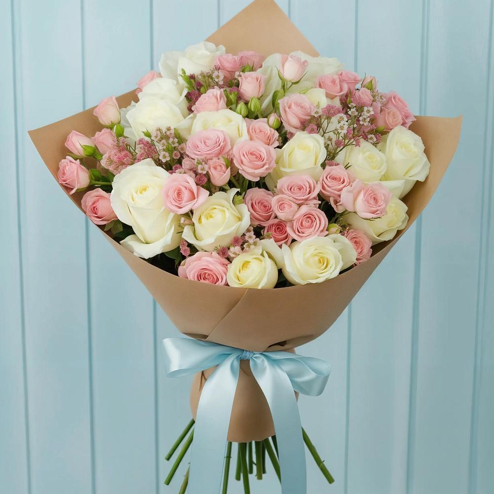 Букет цветов из: Розы в Жуково