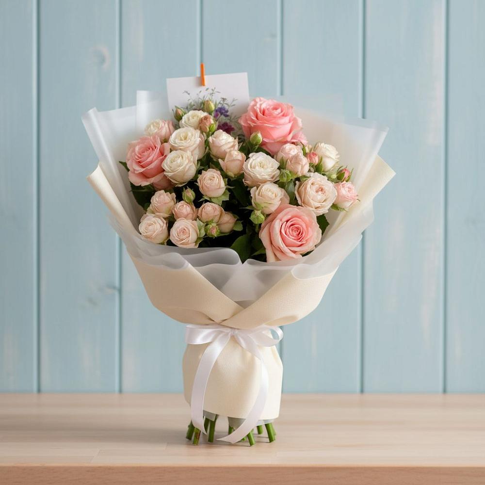 Букет цветов из: Розы в Жуково