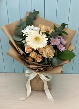 Букет цветов из:  Герберы и Хризантемы в Жуково
