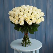 Букет 51 Белая роза Эдлесс Лав #REPLACE_PRED# Жуково