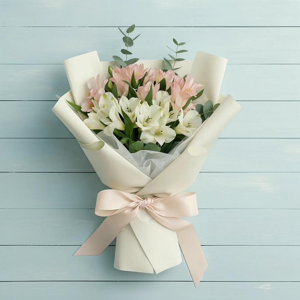 Букет цветов из: Альстромерии в Жуково