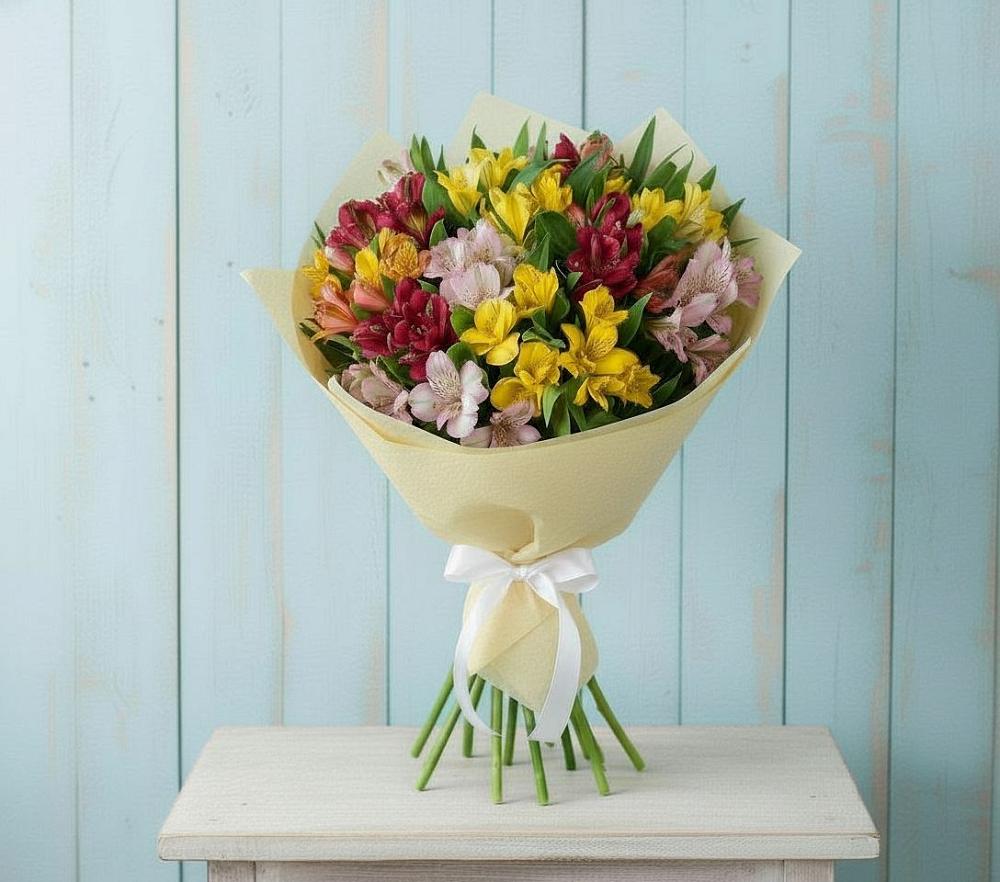 Букет цветов из: Альстромерии в Жуково